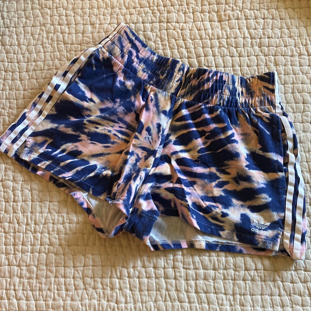 Adidas tie dye shorts
